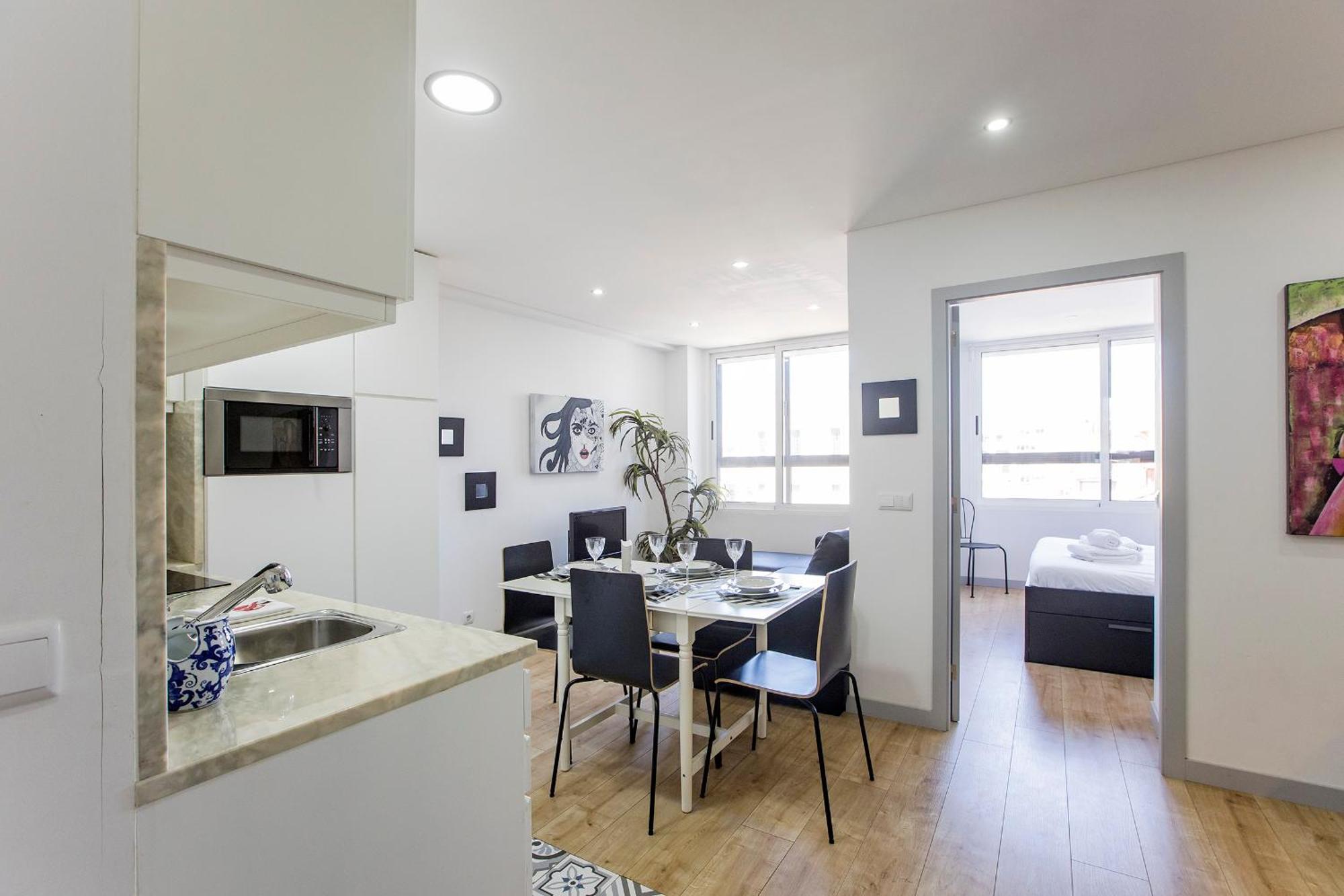 1Br Flat In Trindade W/ Ac By Metro Station Apartment Porto Exterior photo